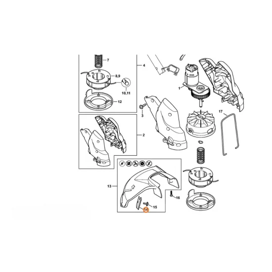 STIHL   Nóż 4130 713 4100